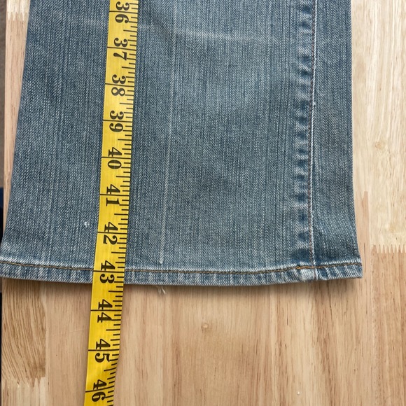 7 For All Mankind Bootcut Jeans Light Wash Denim Women Size 31 - Picture 11 of 13